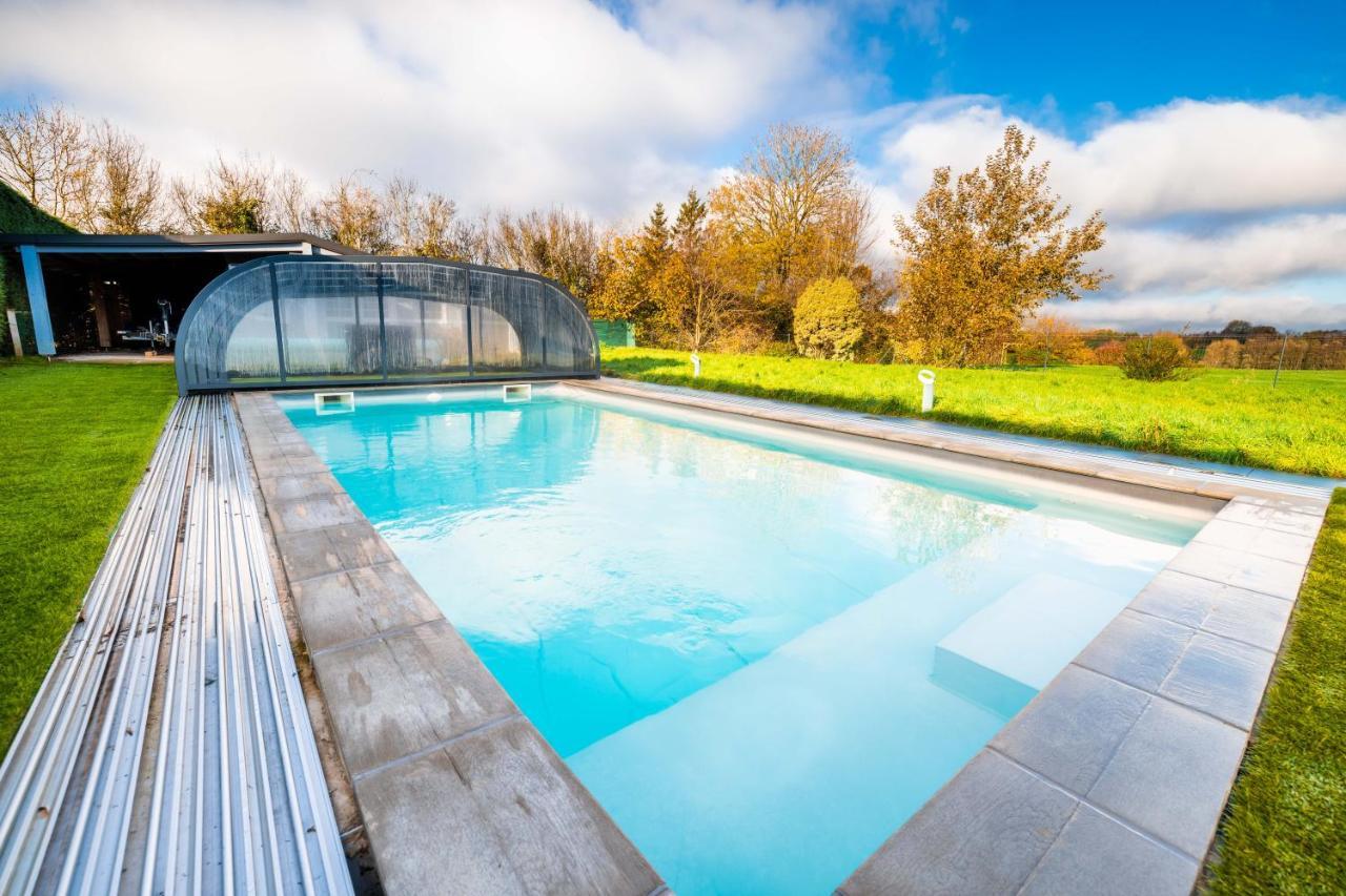 Grande maison avec piscine et jacuzzi à la campagne Desvres Extérieur photo
