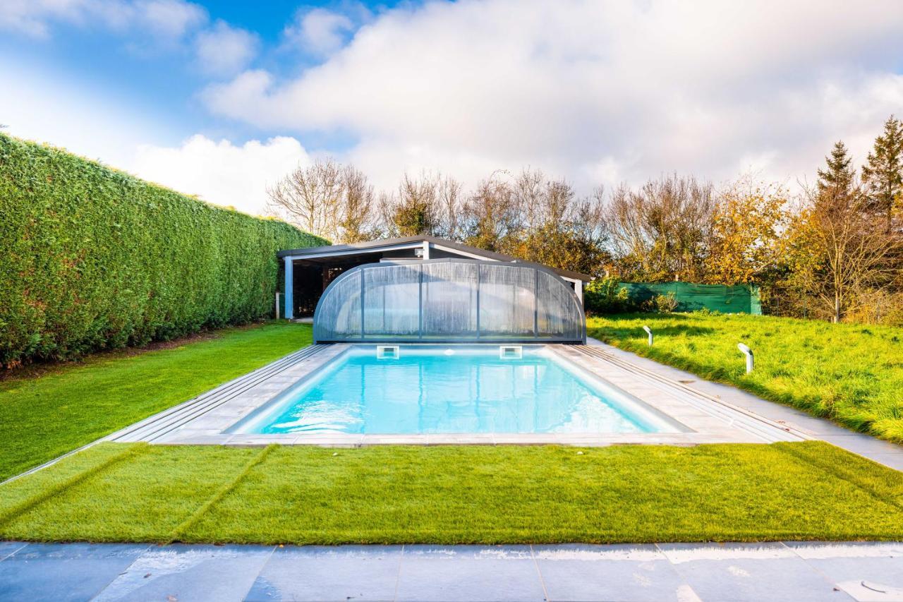 Grande maison avec piscine et jacuzzi à la campagne Desvres Extérieur photo