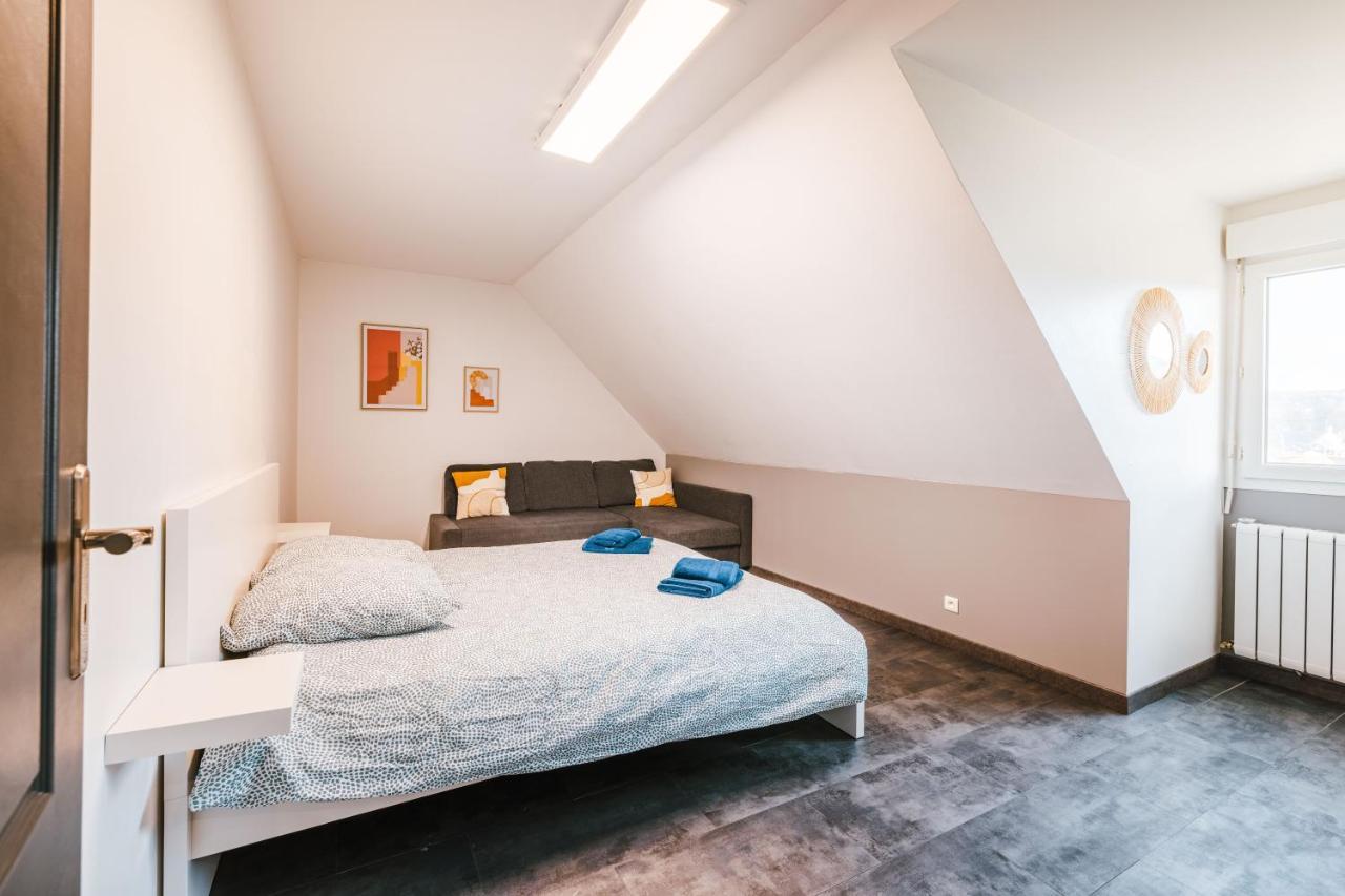 Grande maison avec piscine et jacuzzi à la campagne Desvres Extérieur photo
